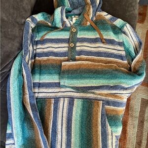 EUC The Territory Ahead Multicolor Knit Hoodie L